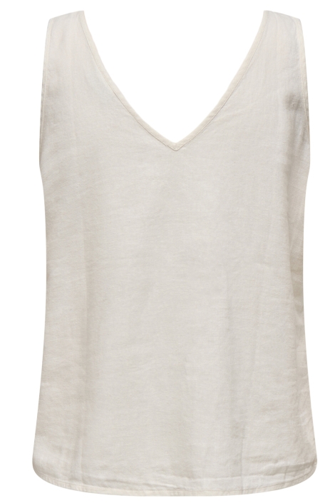 Jacqueline de Yong jdysay s/l linen v-neck top wvn dia
